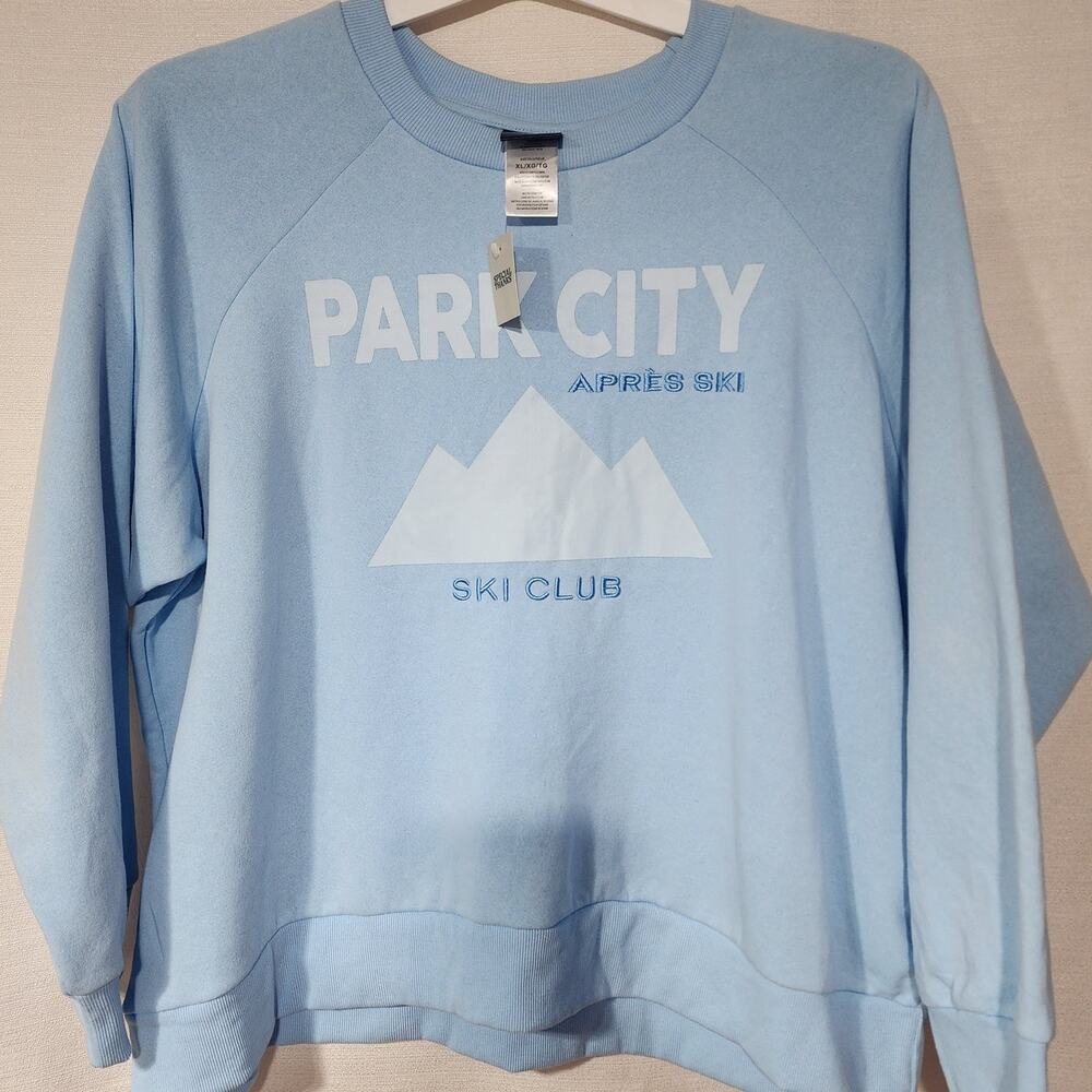 Park city Apres ski club by Special Thanks sweatshirt women's XL